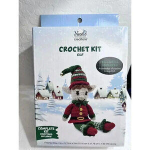 Needle Creation Christmas Elf Crochet Kit New BNIB